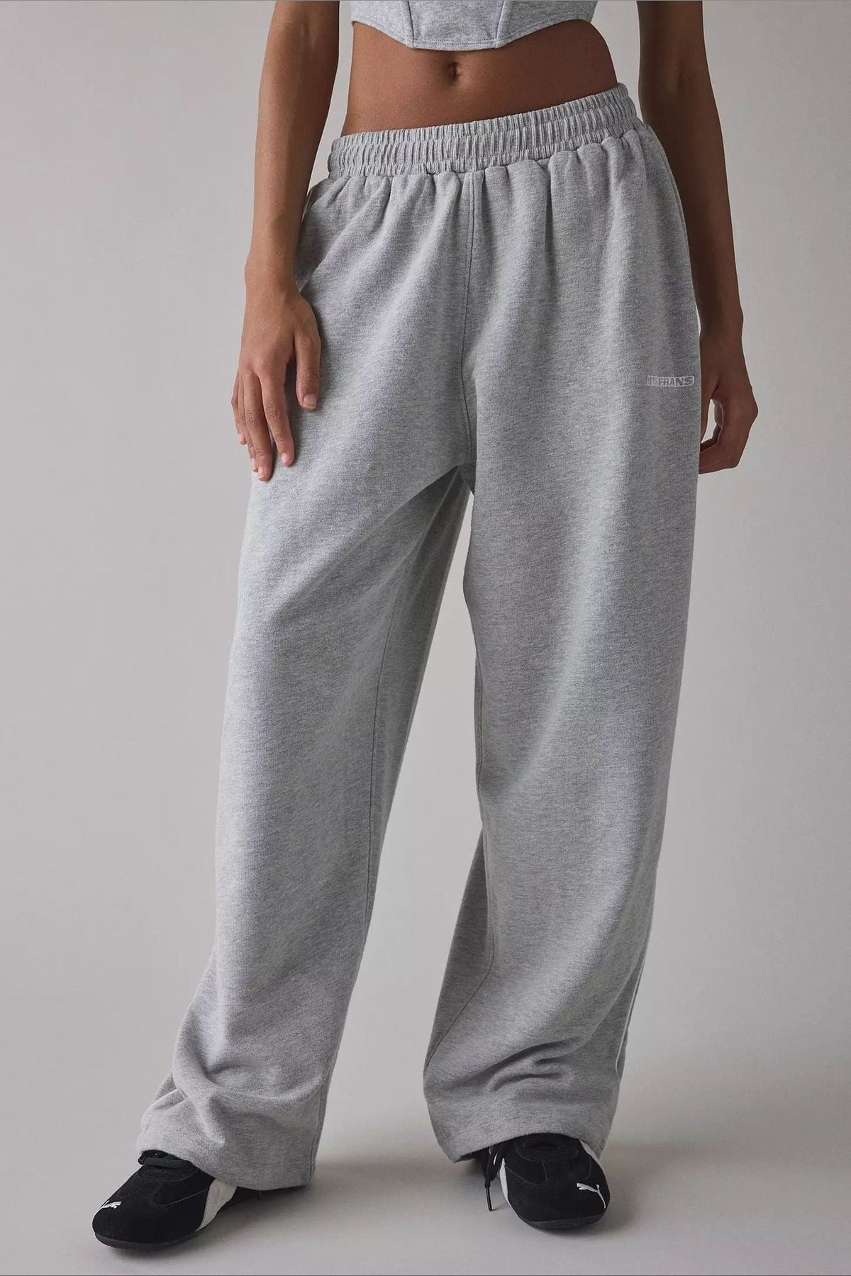 Locker geschnittene Hose in Rosa