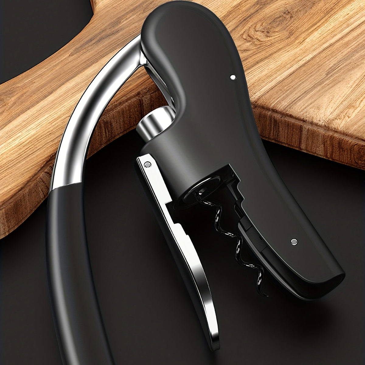 Ergonomischer Korkenzieher – Schnell und Sicher Weinflaschen Öffnen für den Einsatz zu Hause und Gastronomie