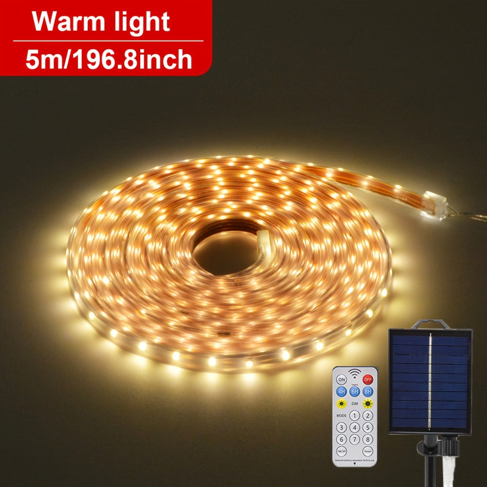 SolarGlow LED Lichterkette – Ideal für kreative Außenbeleuchtung