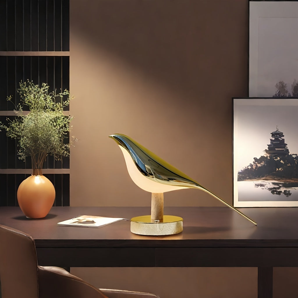 Vogelförmige LED-Lampe – Eleganz sowie Ruhe in jedem Raum
