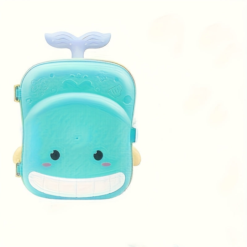 Wal-Themen Strandspielzeug-Set für Babys: 8-teiliges Reiseetui