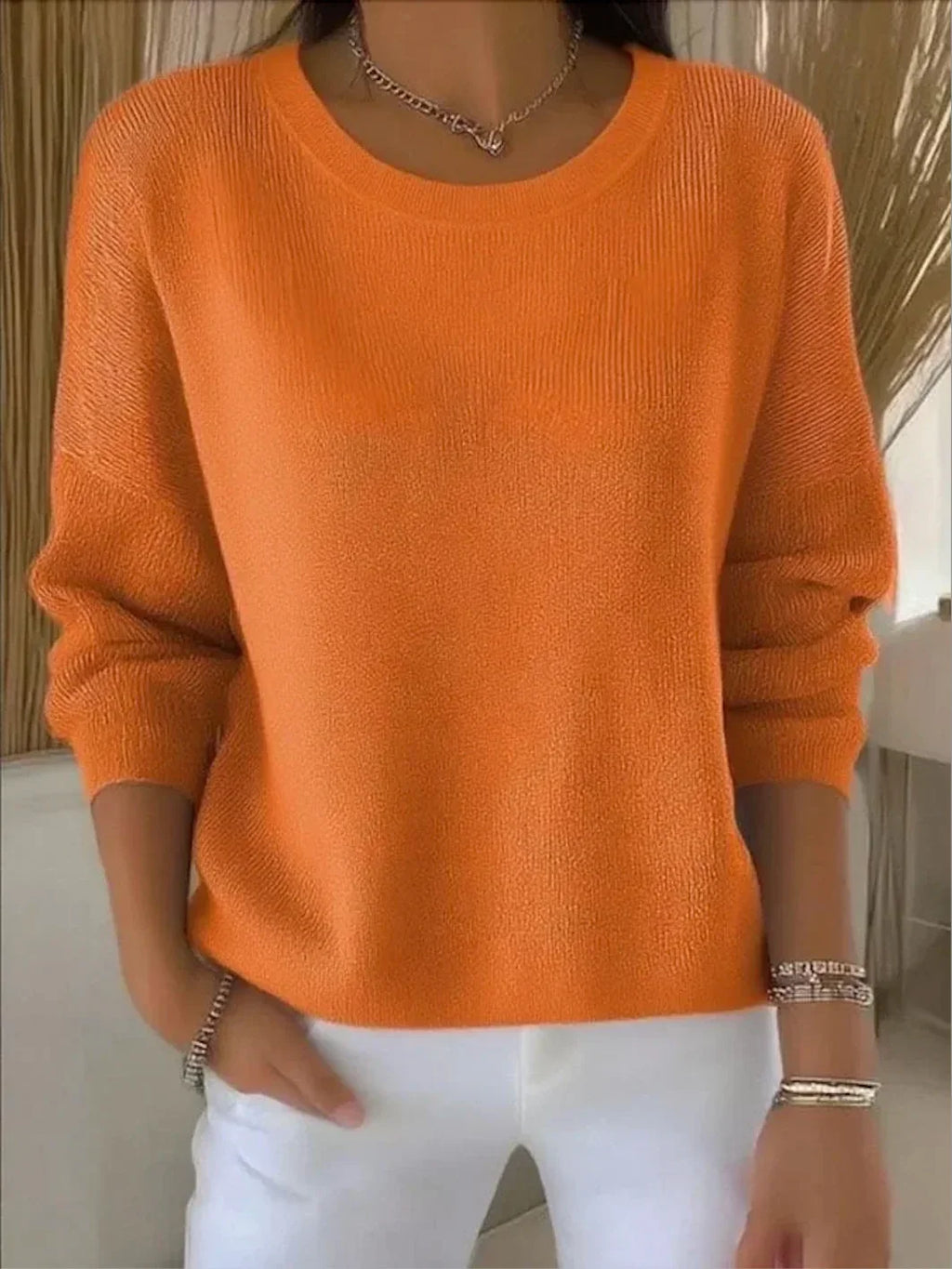 Lässiger Retro-Pullover