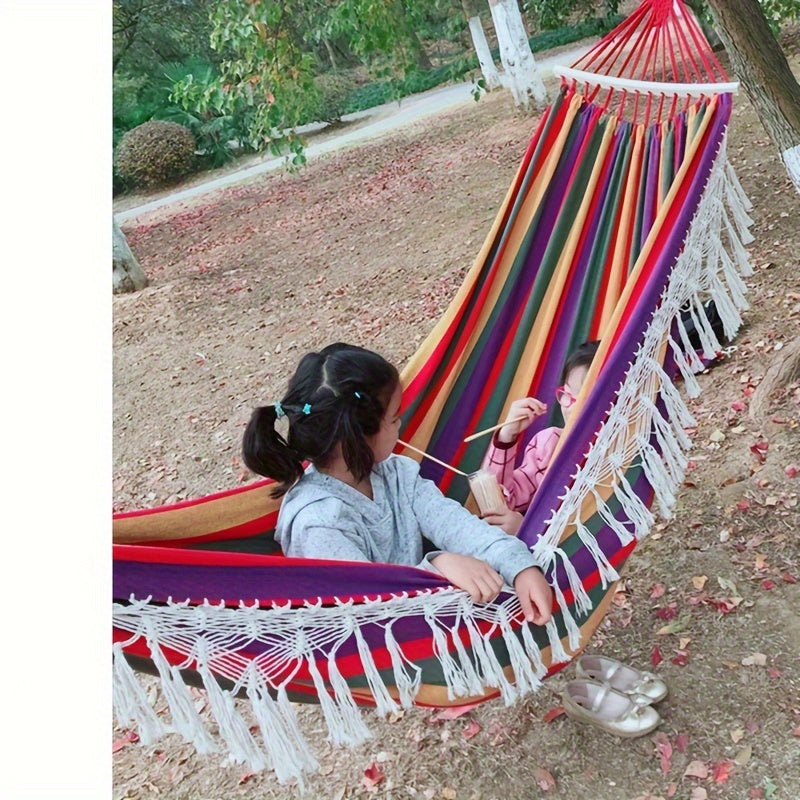 Tusheng Boho Hängematte – Entspannen in Farbe und Komfort