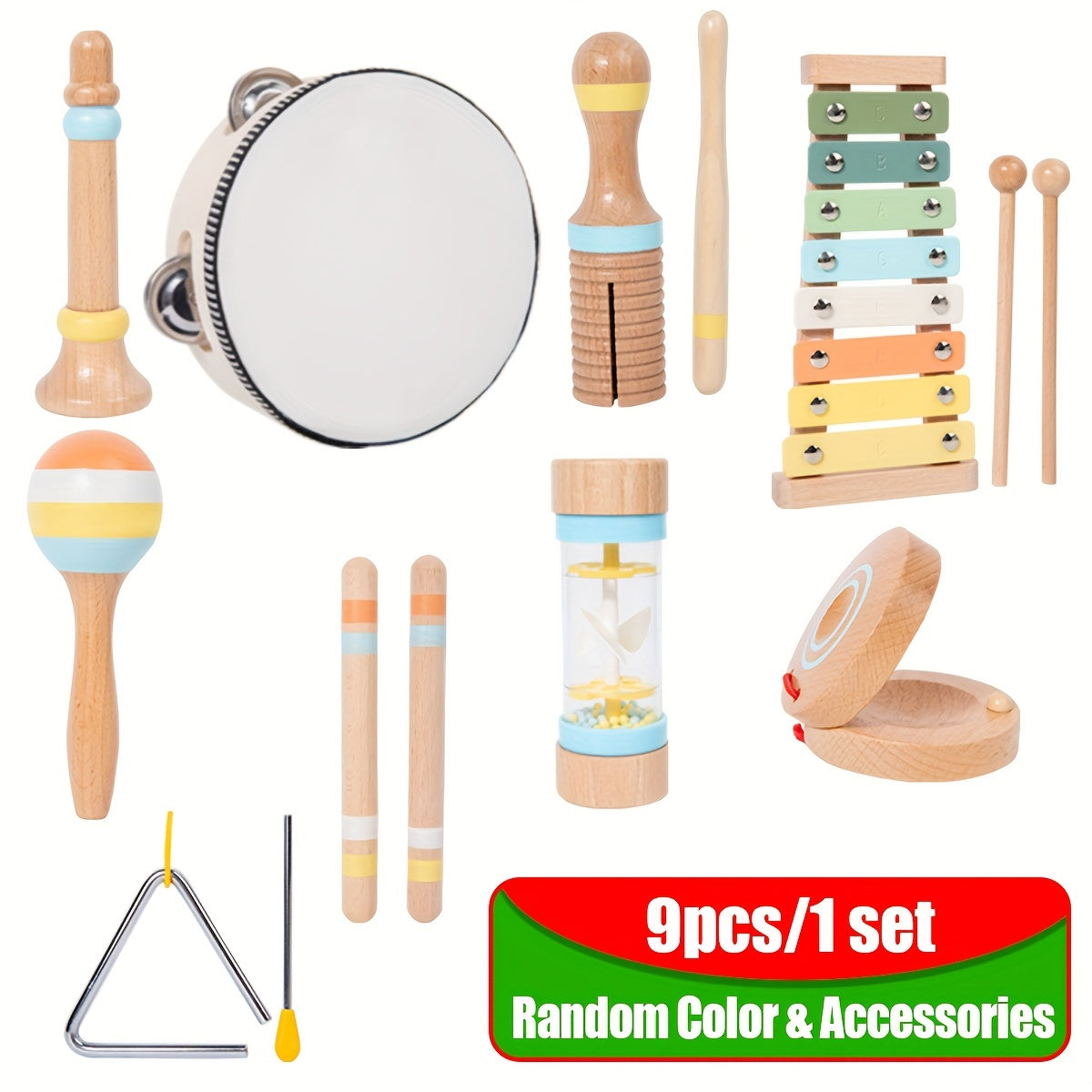 Pädagogisches Musikinstrumente-Set – Ideal für kreative Entwicklung