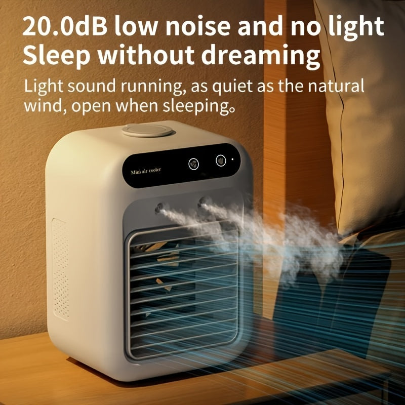 Portabler Mini-Klimaanlage: All-in-One Luftbefeuchter & Ventilator