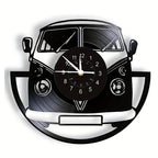 Vintage Minibus Wanduhr: Retro-Charme für jeden Raum