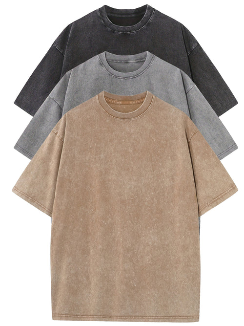 Entspannte Herren T-Shirts 3er-Pack – Weicher sowie Nachhaltiger Tragekomfort