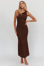 Maxikleid mit One-Shoulder-Design