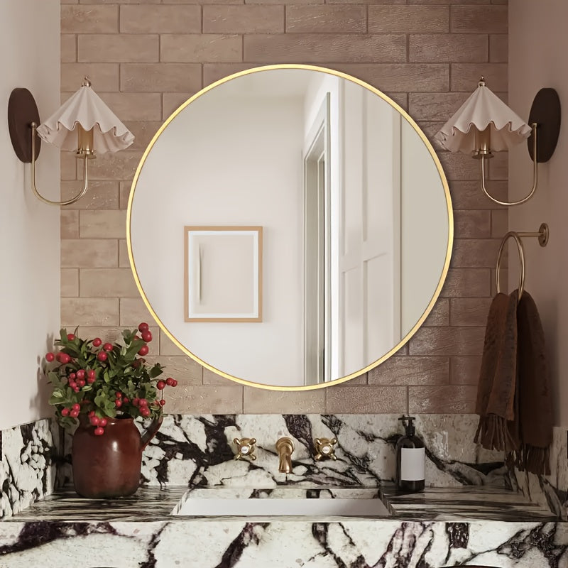 Stilvoller Runder Wandspiegel – Ideal für elegante Dekoration