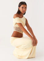 Maxikleid mit A-Linien-Rock