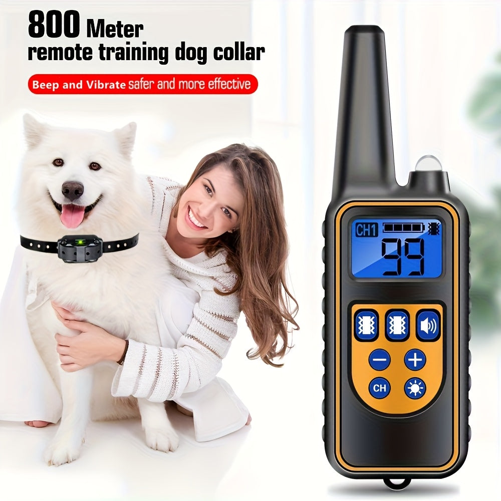 Smart Trainer Pro – Wiederaufladbarer Fernhundehalsband inklusive Piepton & Vibration