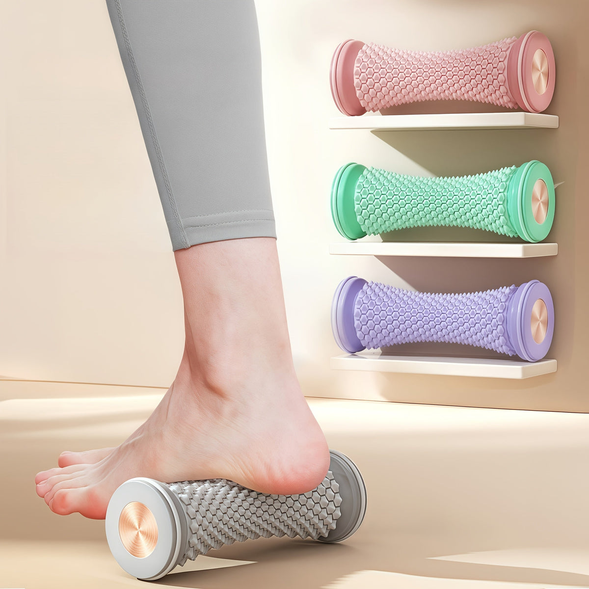 FlexiRoll Fußmassage Roller – Lindert Spannung sowie Fördert die Durchblutung