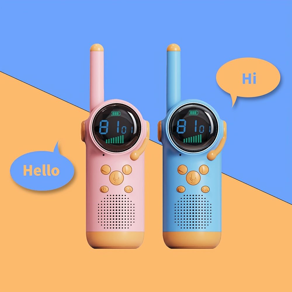 Kinder Walkie-Talkies Paar: 3-Meilen-Reichweite & wiederaufladbarer Akku