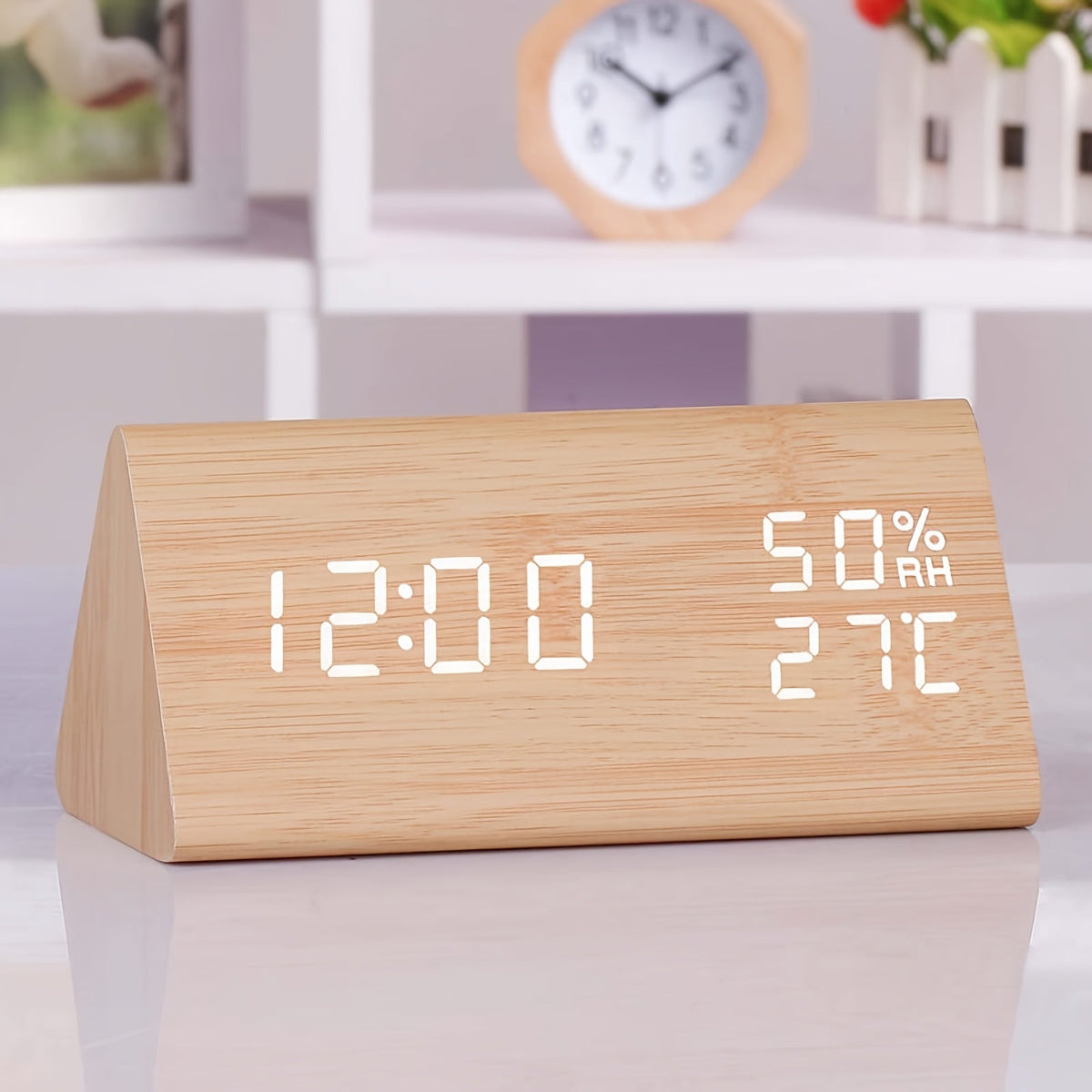 TriWood LED Wecker – Funktionales sowie Minimalistisches Design
