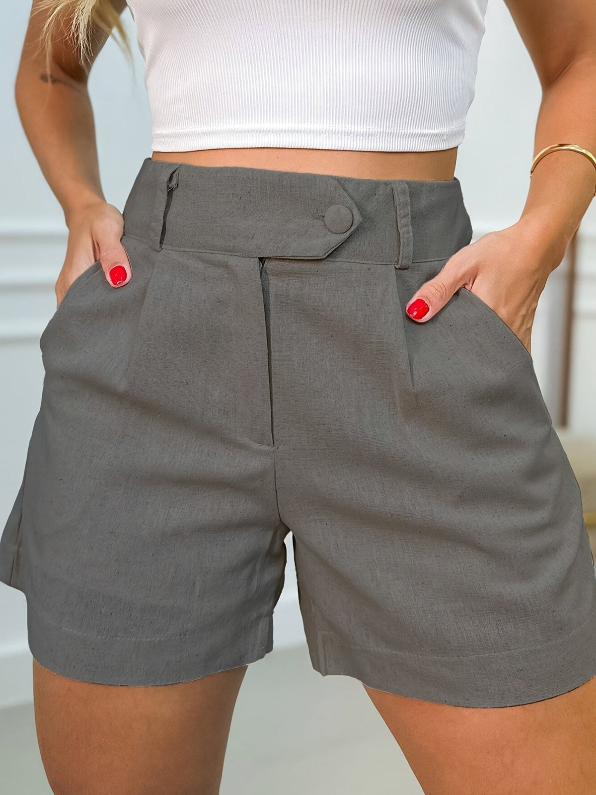 Elegante High Waist Shorts – Komfort sowie Stil in Einem