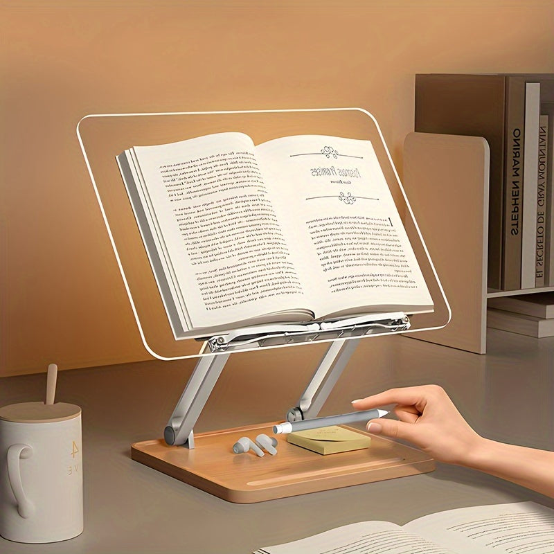 Ergonomischer Acryl-Leseständer – Verstellbar und Elegant