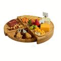 Bamboo Delights Käse- und Snackbrett Set – Originell und Funktional für Gemütliche Momente