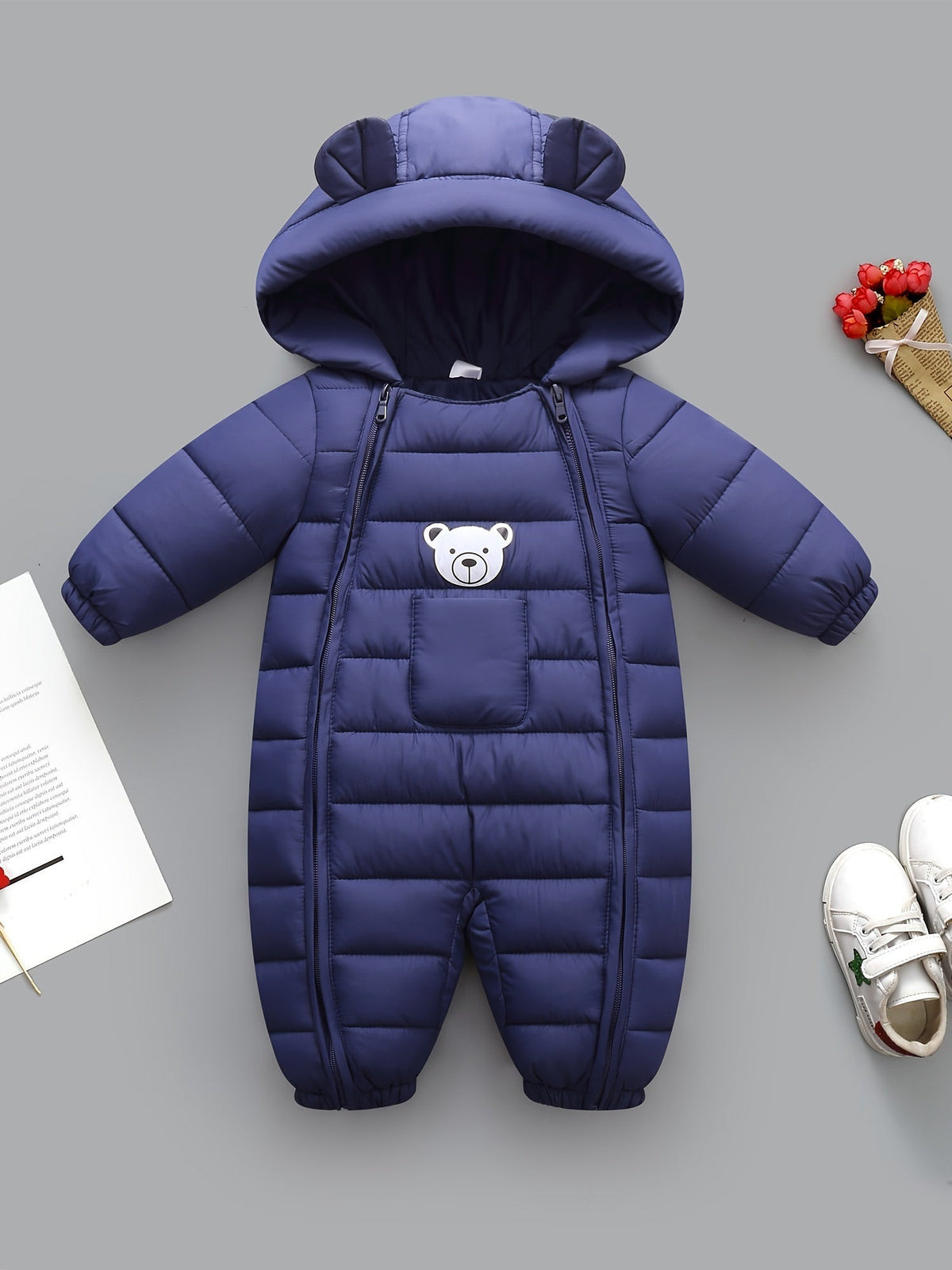 Kuscheliger Baby-Winteroverall – Ideal für warme Winterabenteuer