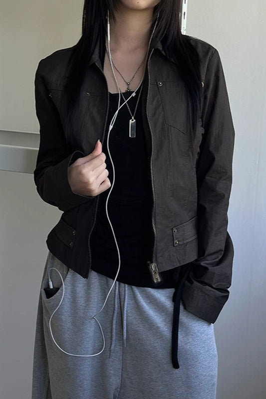Jacke mit Reißverschluss