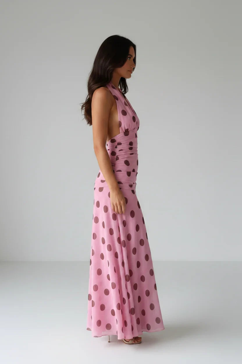 Polka – Maxikleid mit Punktemuster