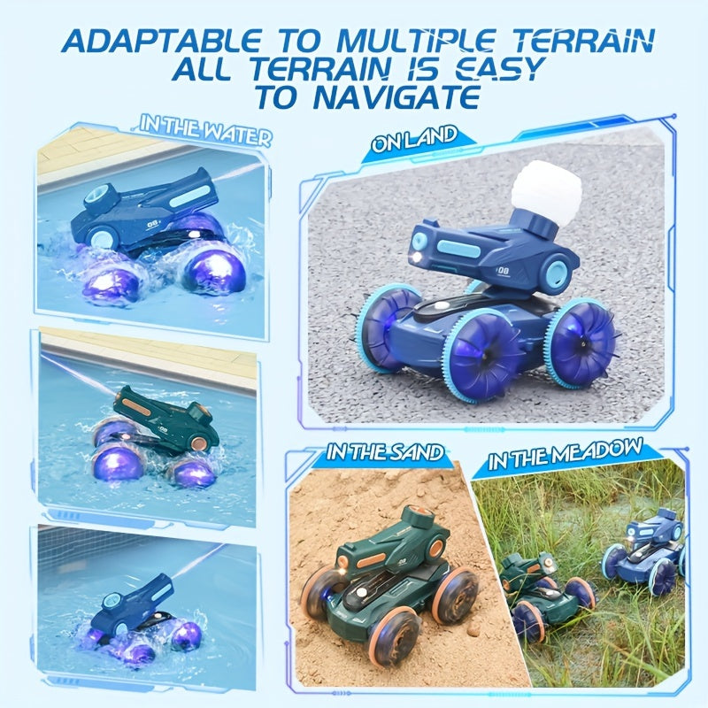 SplashRider Amphibischer RC Wasserkanonen Truck: Spritziger Spielspaß