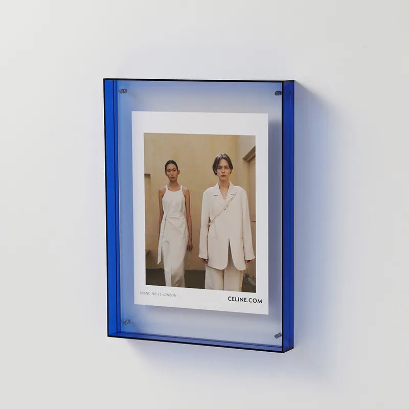 Lebendiger Acryl-Displayrahmen: Moderner farbiger Bilderhalter
