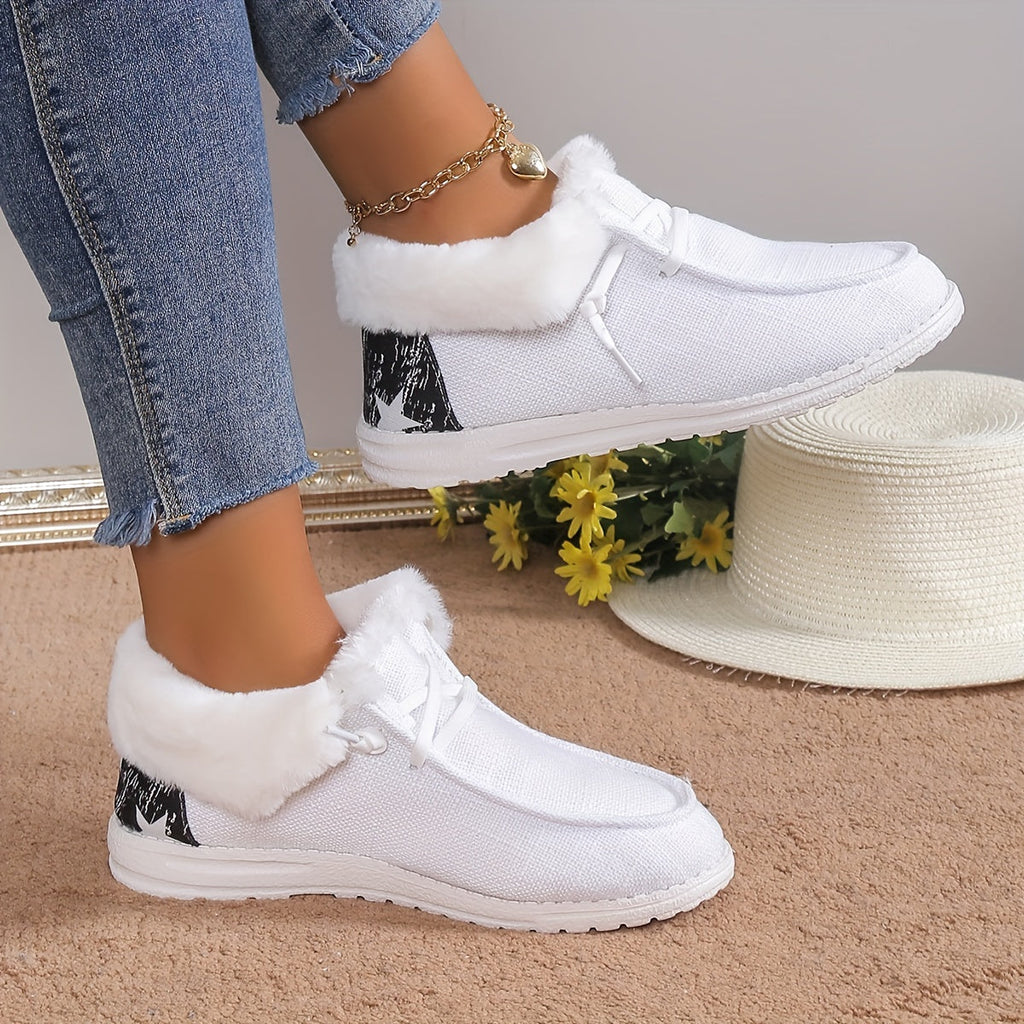 Schuhe aus Canvas gefüttert