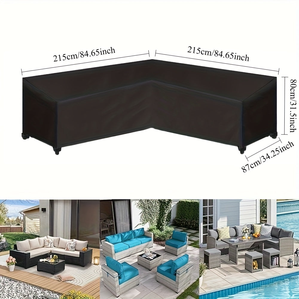 ShieldGuard Outdoor Abdeckung: Robuster Schutz für V-förmige Loungemöbel