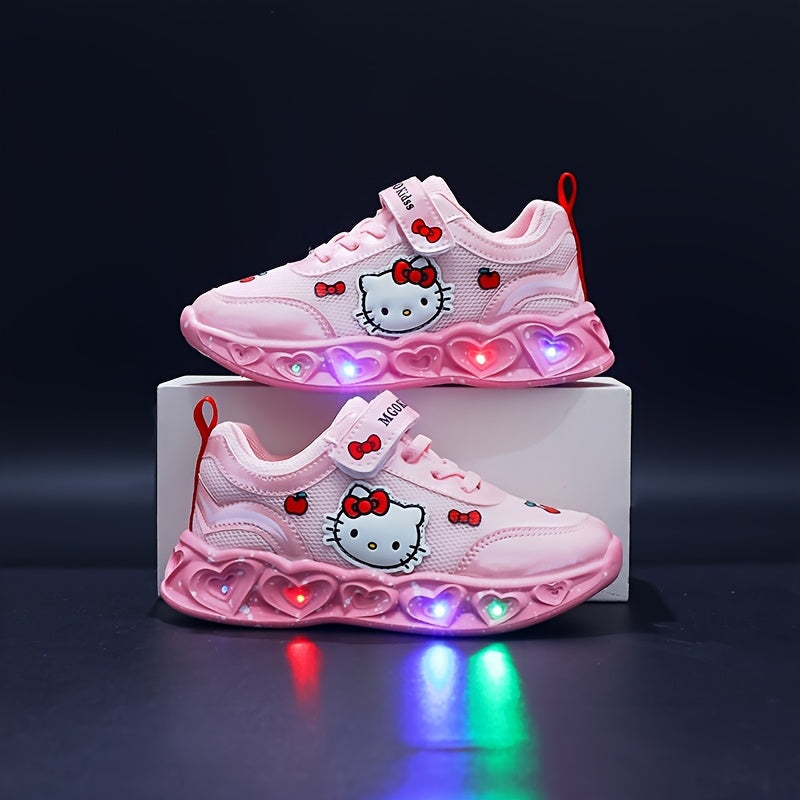 Leuchtende Hello Kitty Sneakers – Atmungsaktive sowie Gepolsterte Spaßschuhe