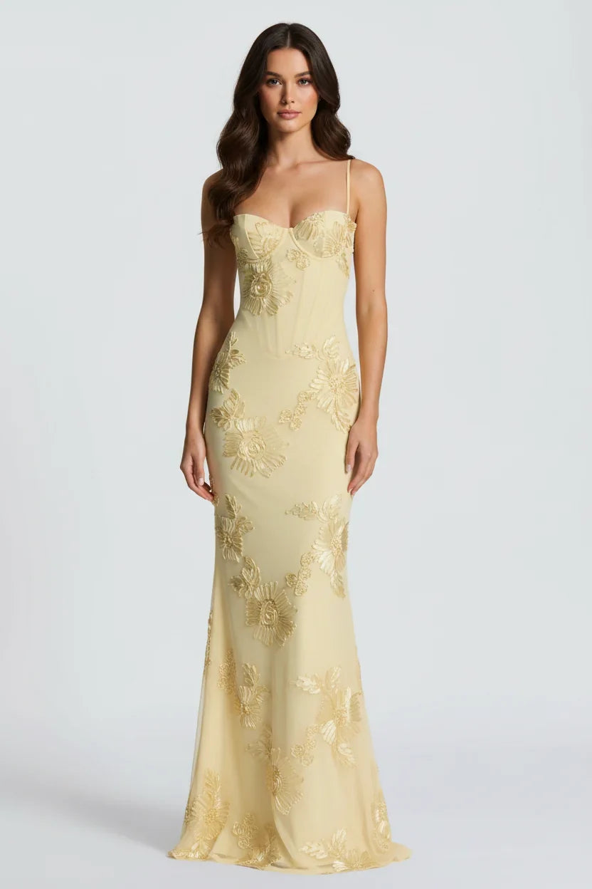 Maxikleid mit Blumenmuster