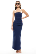 Maxikleid mit Neckholder