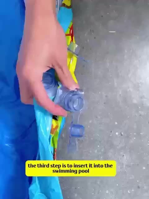 Ozean Splash Aufblasbares Kinderbecken: Dickes PVC für Spaß im Garten