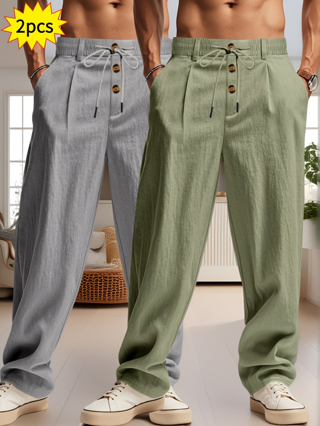 Entspanntes Luxe Hosen Set - Komfort sowie Stil ohne Kompromisse
