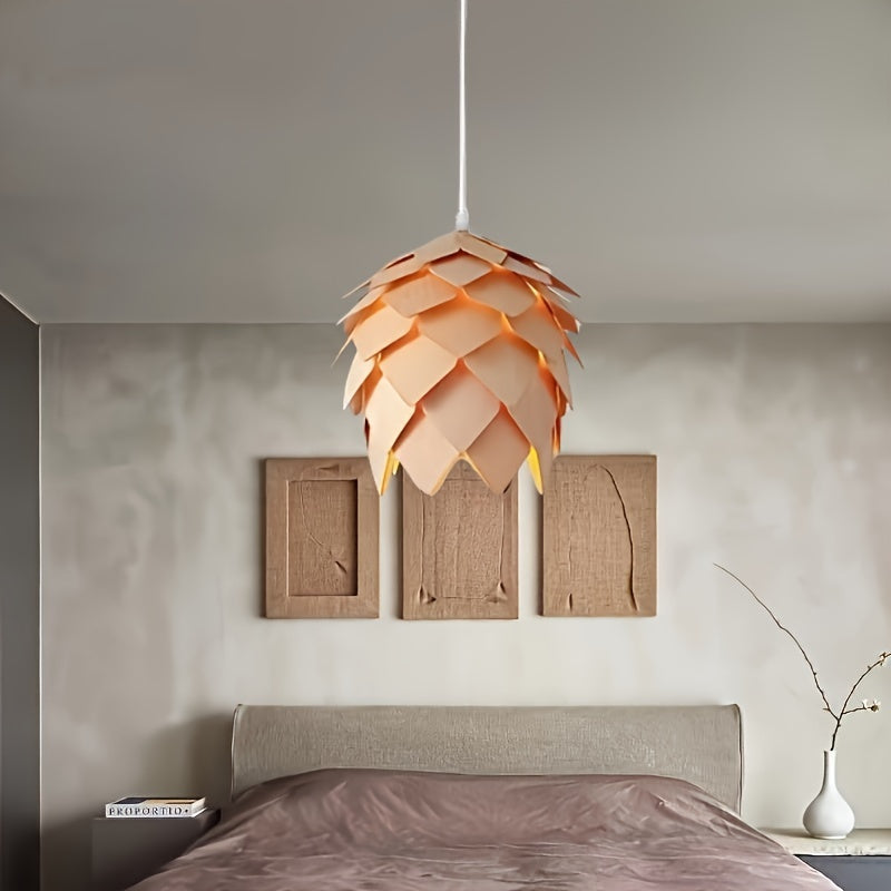 Märchenhafte Tannenzapfen-Lampe: Natürliche Atmosphäre im Haus