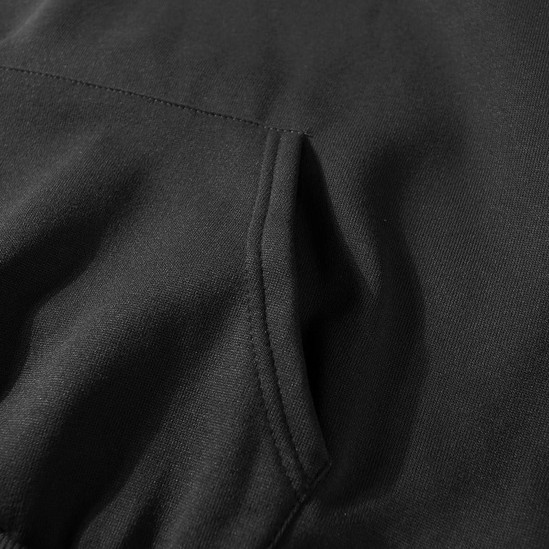 Hoodie mit Reißverschluss in Schwarz