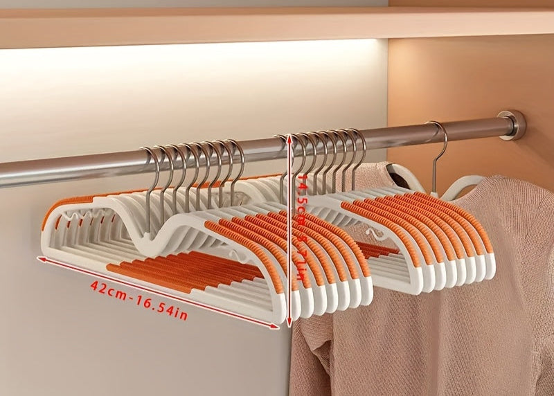 Platzsparender Kurzer Kleiderbügel – Rutschhemmend und Drehbar