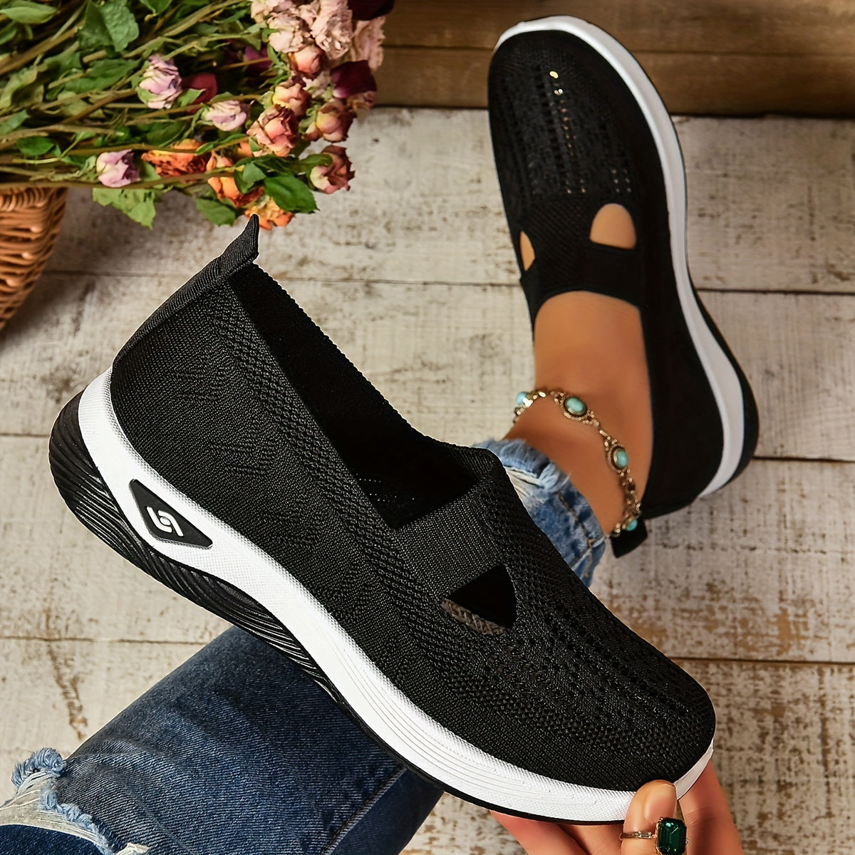 Sense – Lässige Atmungsaktive Slip-on Sneakers