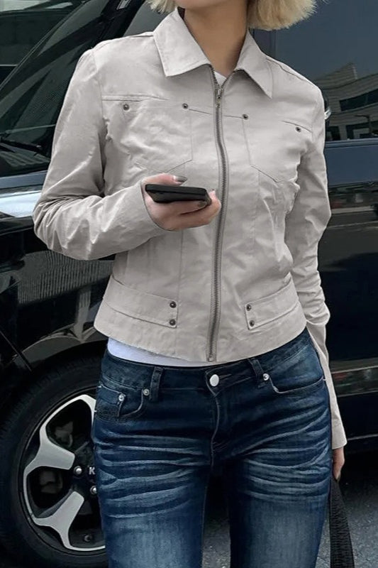 Jacke mit Reißverschluss