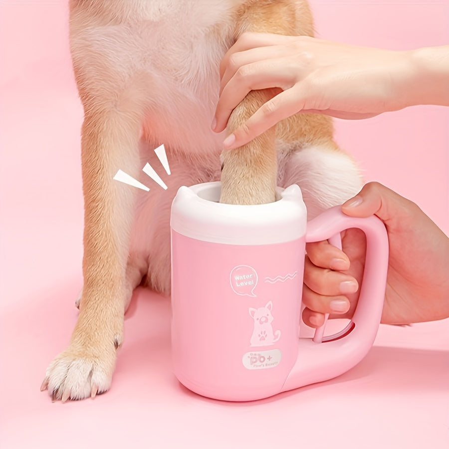 Silicone Hundepfotenreiniger Becher: Tragbarer & Weicher Borstenfußwascher