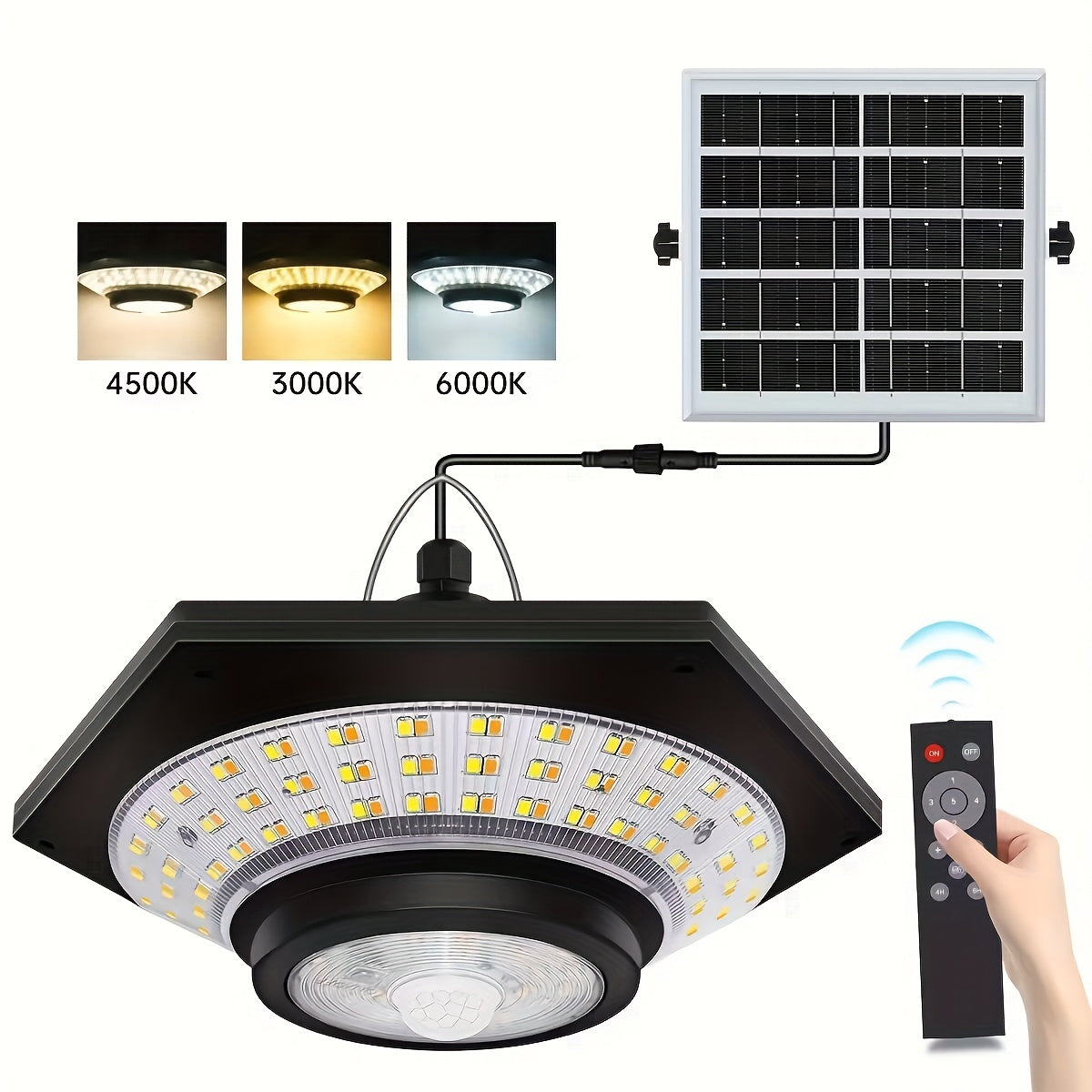 Intelligente Sonnenhänger LED Lampe – Hell, Sicher und Energieeffizient