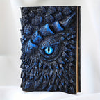 Fantasy Notizbuch mit Drachenauge – Strapazierfähig und Kunstvoll