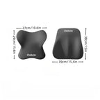 Ergonomisches Autositzkissen-Set – Memory Foam Lenden- sowie Nackenstütze