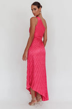 Amelie – Maxikleid mit One-Shoulder-Design und Cut-outs