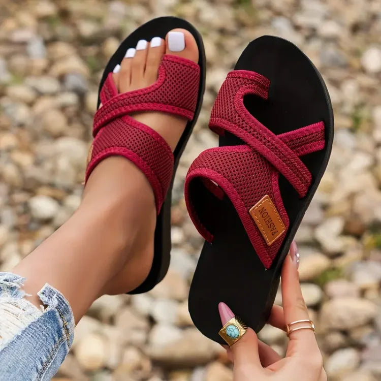 Corvella Orthopädische Sandalen: Atmungsaktives Mesh & Fußunterstützung