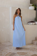 Isle – Maxikleid mit Neckholder