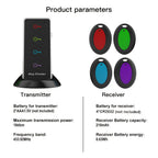 Schlüsselfinder inklusive 4 Empfängern – LED-Taschenlampe & tragbares Design