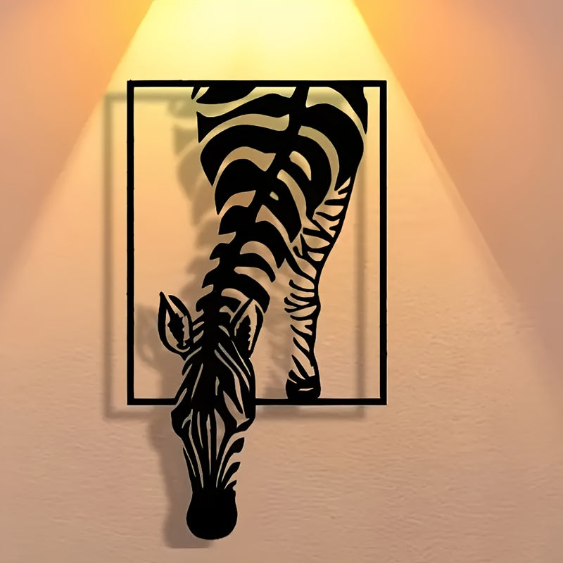 Zebra Silhouetten Wanddekoration: Stylische Eleganz für deinen Raum