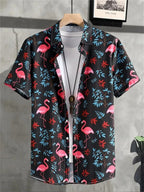 TropicWave Palmprint Hemd – Frisch und Elegant für Herren