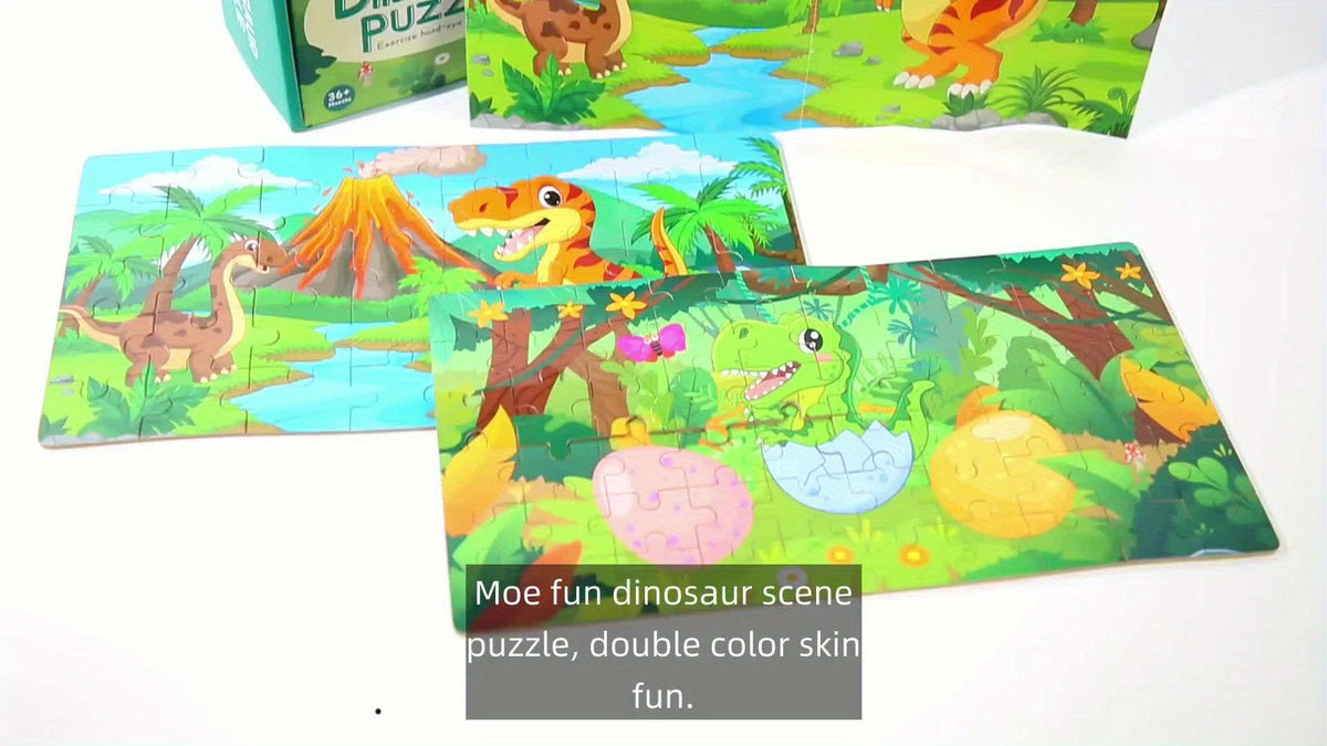 Pädagogisches Dinosaurierpuzzle – Für kreatives Lernen sowie Spielspaß