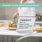 MagniBoard Magnetisches Whiteboard – Tragbar sowie beidseitig mit Ständer